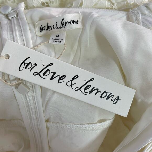 For Love And Lemons White Lace Maxi Dress - Picture 11 of 14